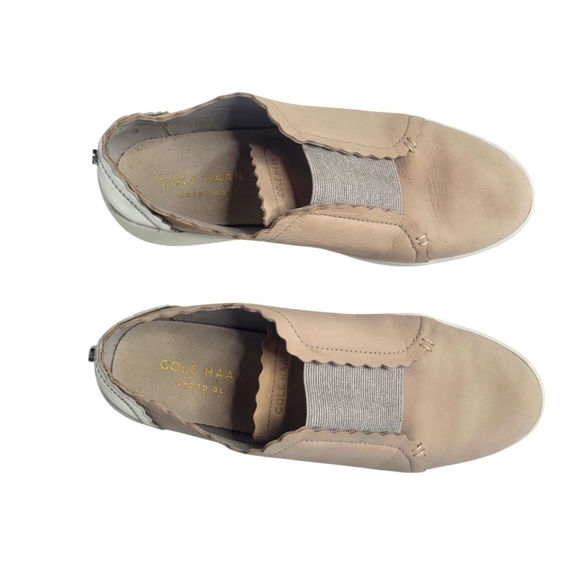 Cole Haan GrandPrø Spectator Scallop Slip-On Sneakers Size 7.5 - Picture 4 of 8